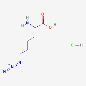 Chemical structure of L-Azidonorleucine hydrochloride