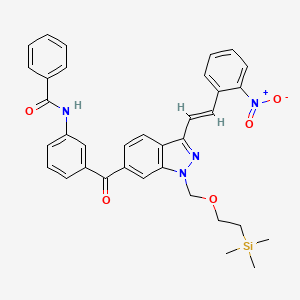 Chemical structure of Janelia Fluor 646, Maleimide