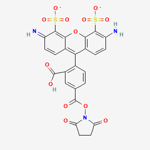 Chemical structure of TFAX 488, SE