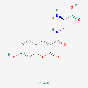 Chemical structure of HADA