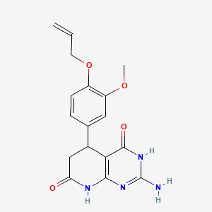 Chemical structure of PA 8