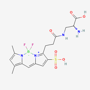 Chemical structure of sBADA