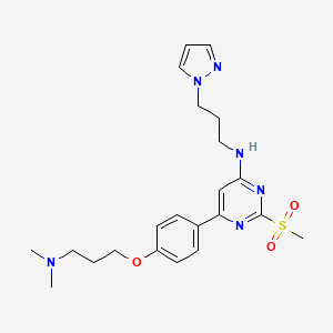 Chemical structure of TP 238