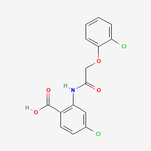 Chemical structure of CBA