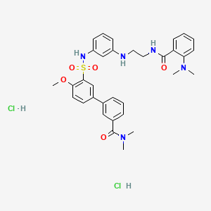 Chemical structure of YNT 185