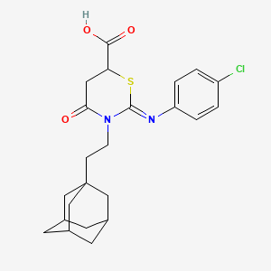 Chemical structure of ST 045849
