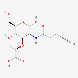 Chemical structure of N-Acetylmuramic acid-alkyne