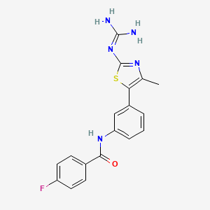 Chemical structure of AZ 1729