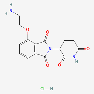 Chemical structure of Thalidomide 4'-ether-alkylC2-amine