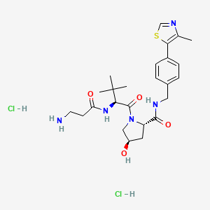 Chemical structure of VH 032 amide-alkylC2-amine