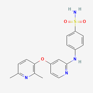 Chemical structure of AZ 12799734