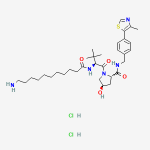 Chemical structure of VH 032 amide-alkylC10-amine