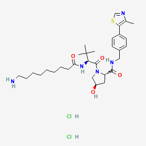 Chemical structure of VH 032 amide-alkylC8-amine