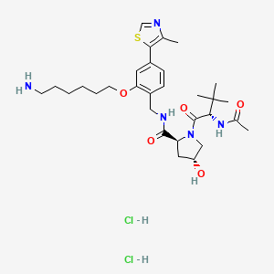 Chemical structure of VH 032 phenol-alkylC6-amine