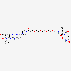 Chemical structure of BSJ-Bump