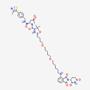 Chemical structure of CRBN-6-5-5-VHL