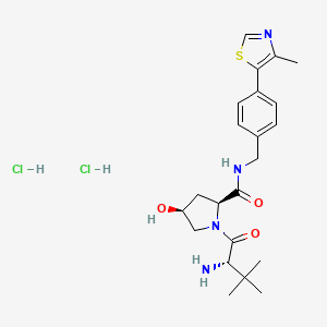 Chemical structure of cis VH 032, amine dihydrochloride