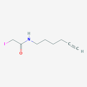 Chemical structure of IA-Alkyne