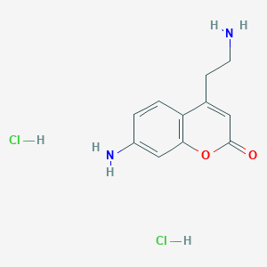 Chemical structure of FFN 200 dihydrochloride