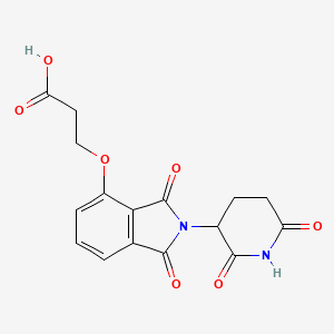 Chemical structure of Thalidomide-O-C2-acid