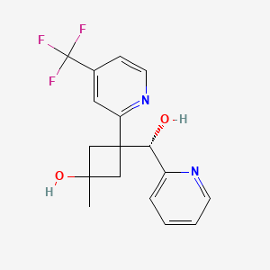 Chemical structure of TRPV3 74a