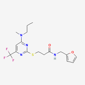 Chemical structure of SET 2