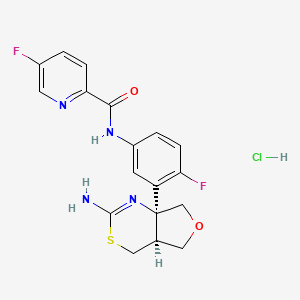 Chemical structure of LY 2886721 Hydrochloride