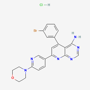 Chemical structure of ABT 702 hydrochloride