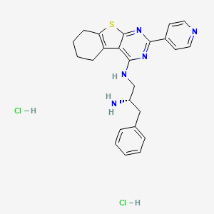 Chemical structure of CRT0066854 hydrochloride
