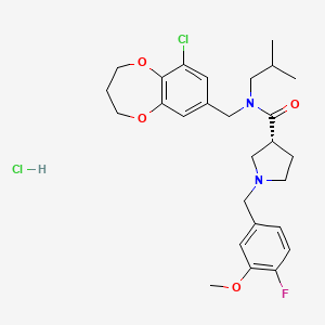Chemical structure of PKRA 7