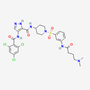 Chemical structure of FMF-04-159-R