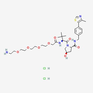 Chemical structure of VH 032 amide-PEG4-amine