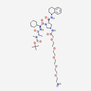 Chemical structure of A 410099·1 amide-PEG5-amine