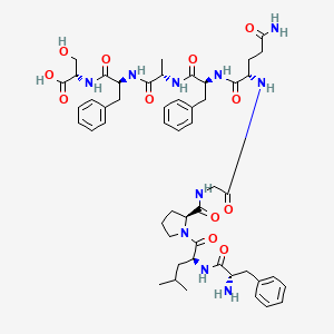 Chemical structure of Chemerin-9, Mouse