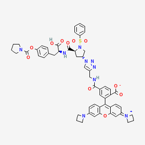 Chemical structure of BOP-JF549