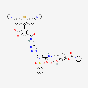 Chemical structure of BOP-JF646