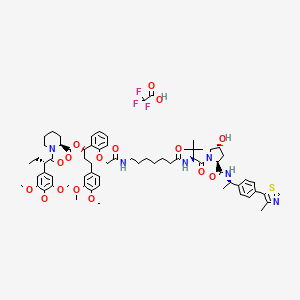 Chemical structure of dTAGV-1 TFA