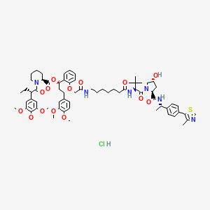 Chemical structure of dTAGV-1 hydrochloride