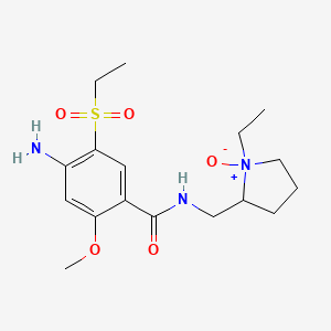 Chemical structure of Amisulpride N-oxide