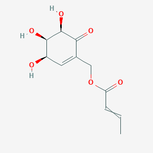 Chemical structure of COTC