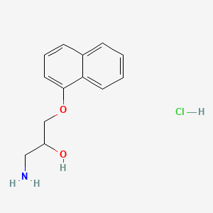 Chemical structure of Nor Propranolol Hydrochloride
