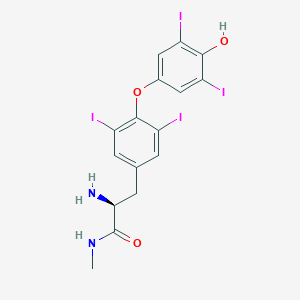 Chemical structure of L-Thyroxine-N-methylamide