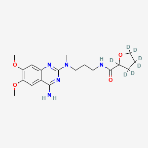 Chemical structure of Alfuzosin-d7