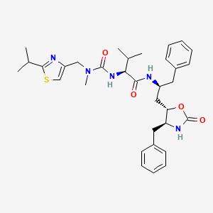 Chemical structure of Desthiazolylmethyl Ritonavir