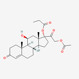 Chemical structure of Hydrocortisone Aceponate