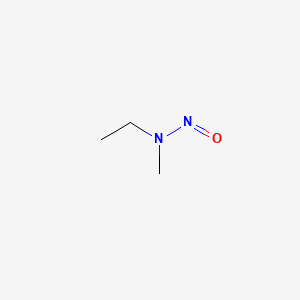 Chemical structure of N-Nitrosomethylethylamine