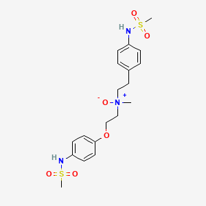 Chemical structure of Dofetilide N-oxide