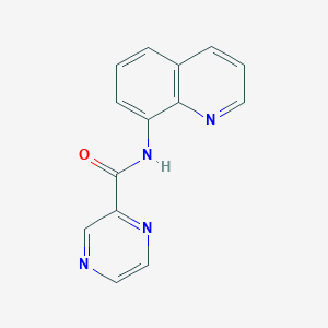 Chemical structure of QN523