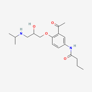 Chemical structure of Acebutolol