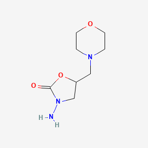 Chemical structure of AMOZ